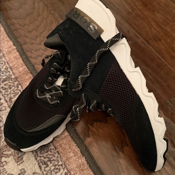 NEW Sorel Kinetic Lite lace Black Sneakers suede - Picture 6 of 8